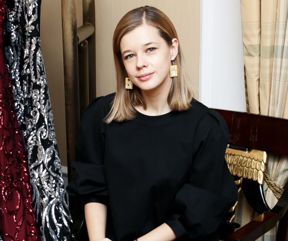 Катерина Шпица, Валерия Гай Германика и Зоя Бербер на презентации коллекции Demurya Christmas