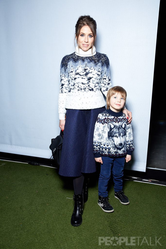 Юлия Барановская с сыном 