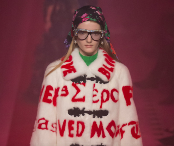 Первая вещь с мехом, которую Gucci выпустили… после отказа от меха
