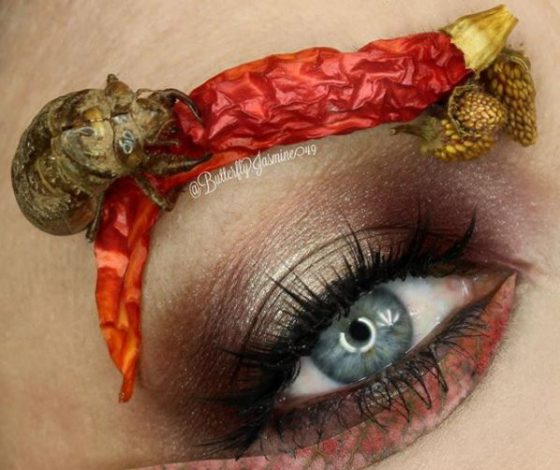 Трешачок от Марины: макияж с жуками