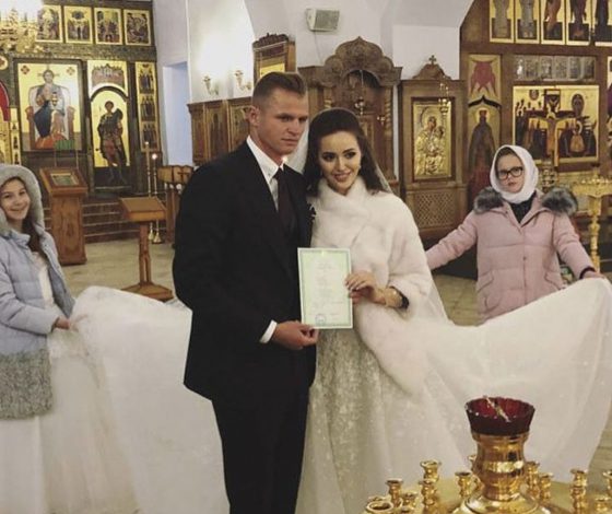 Дмитрий Тарасов и Анастасия Костенко обвенчались