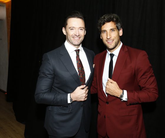 Хью Джекман на коктейле Montblanc в Женеве