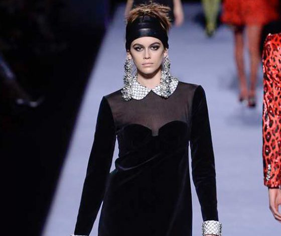 Первый выход Кайи Гербер на подиум в новом сезоне: как прошёл показ Tom Ford?