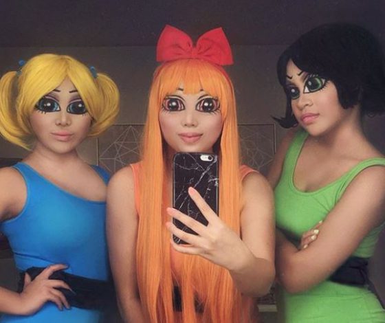 Трешачок от Марины: макияж в мультяшном стиле