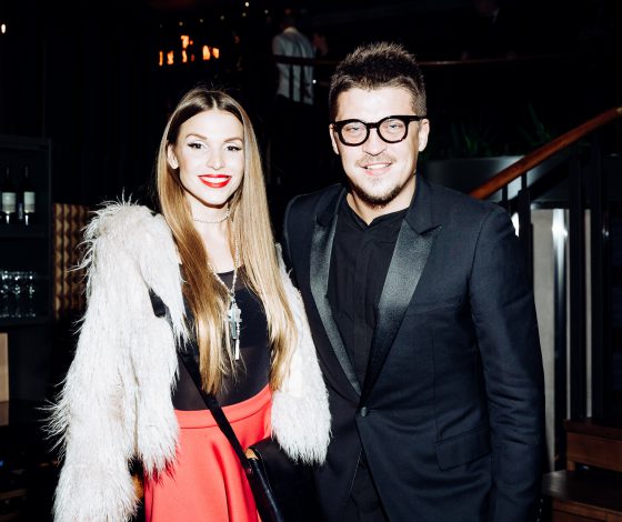 Антон Беляев, Алла Михеева и Катерина Шпица на открытии Insight Сlub