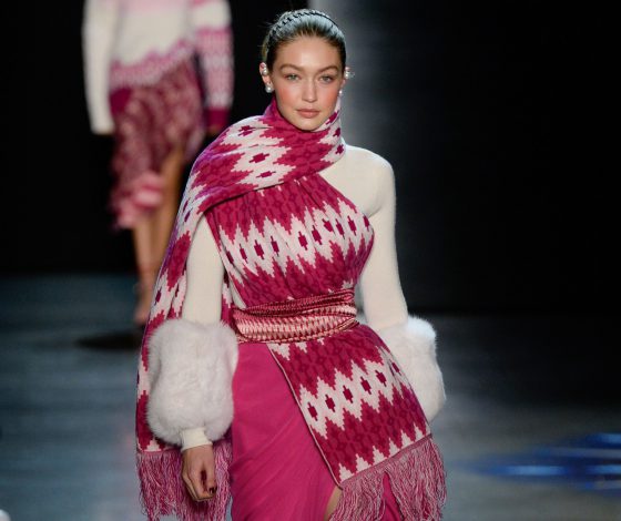 Сестры Хадид и Эшли Грэм на показе Prabal Gurung!