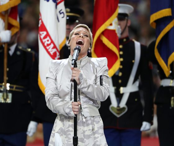 Пинк, Брэдли Купер и Ирина Шейк на Super Bowl - 2018