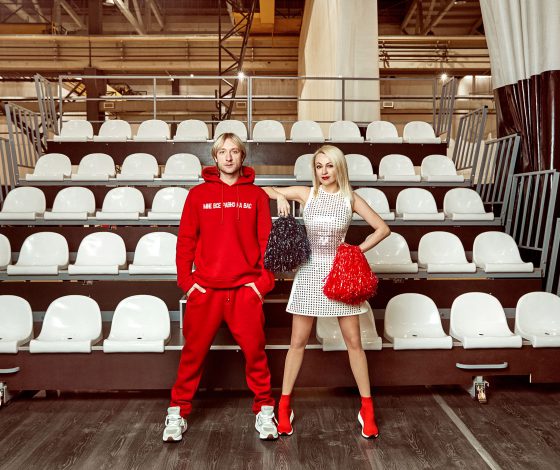 На них нужно равняться: Яна Рудковская и Евгений Плющенко в романтической съемке ко Дню всех влюблённых