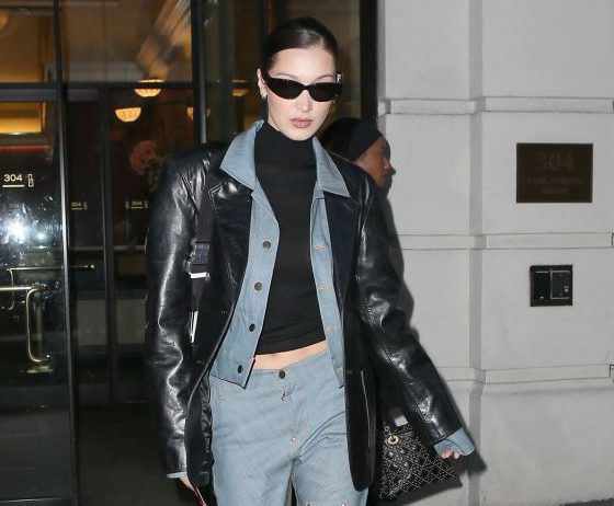 А где же Джиджи? Новый выход семьи Хадид в Нью-Йорке