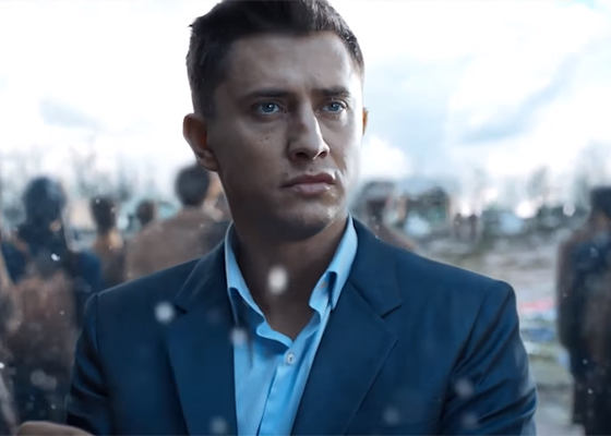 Уже в кино! Павел Прилучный в фильме «Рубеж»