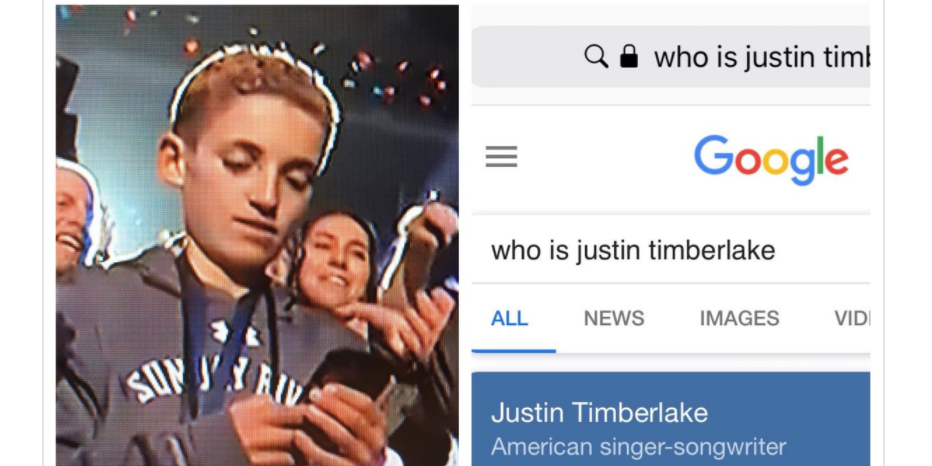 Google. Кто такой Тимберлейк?