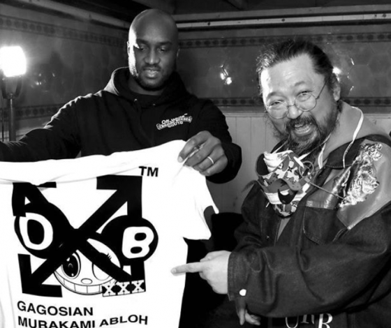 Коллаборация дня: Верджил Абло и Такаси Мураками выпустили лимитированную коллекцию футболок