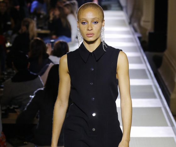 Адвоа Абоа и Эмбер Валлетта на показе H&M в Париже