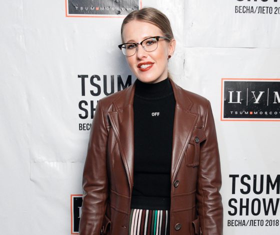 Ксения Собчак, Алеся Кафельникова и Ольга Зуева на ЦУМ Fashion Show