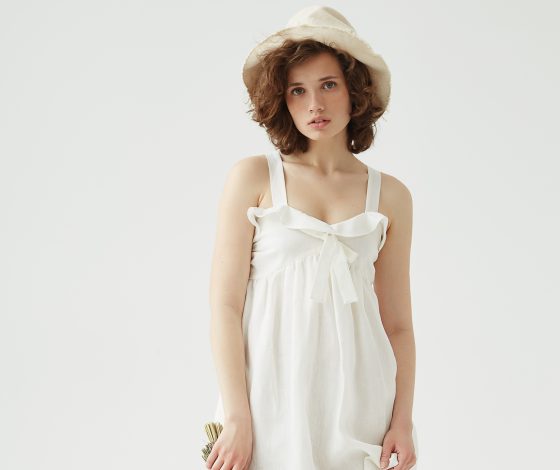 Идеальный образ для романтического свидания в весеннем лукбуке Marie by Marie