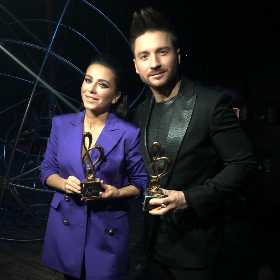 Ани Лорак и Сергей Лазарев получали награды на премии Bravo