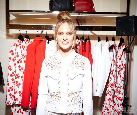 Глюк'oZa, Алена Шишкова и Ксения Бородина на открытии флагманского магазина LIU JO