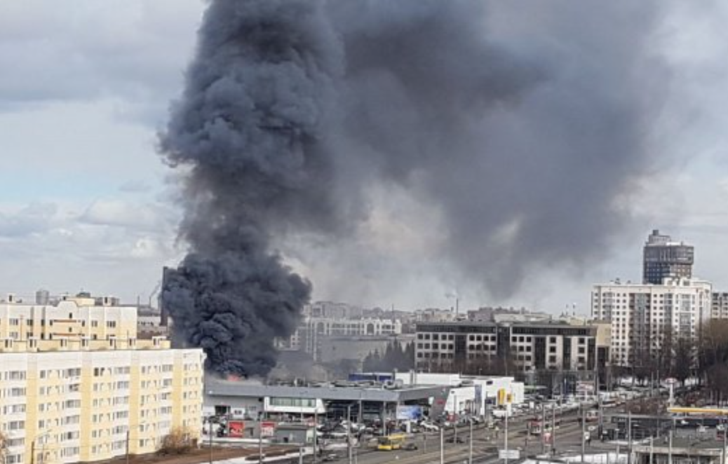 Пожар РОЛЬФ Лахта. Взрыв в Санкт-Петербурге сегодня в Приморском районе.