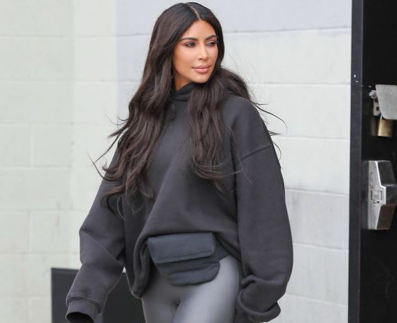 Ким Кардашьян с семьей на открытии общественного центра