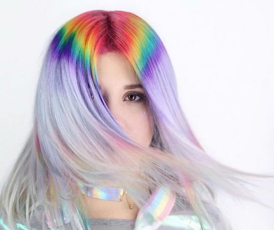 Радуга в волосах: как сделать модное окрашивание?