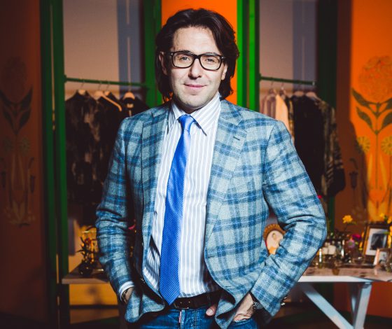 Андрей Малахов, Юлианна Караулова и Эвелина Хромченко на гала-ужине H&M Conscious Exclusive 2018