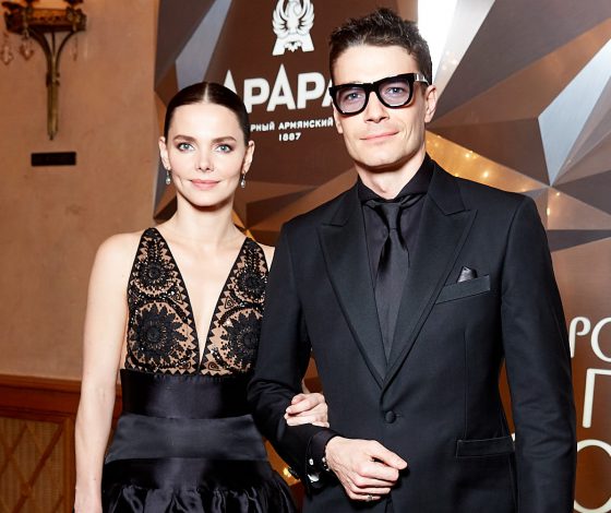 Редкие кадры. Елизавета Боярская и Максим Матвеев вместе на «Золотой Маске»