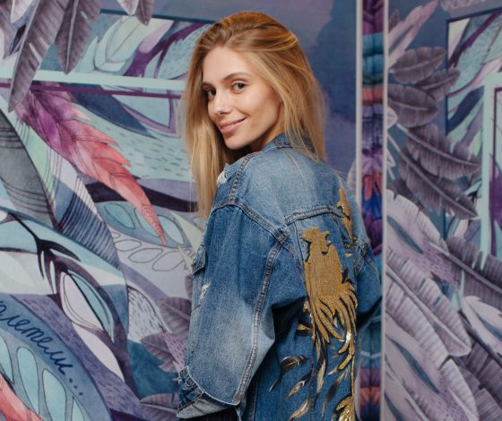 Ясмина Муратович, Эвелина Хромченко и Надежда Сысоева на презентации коллекции KOCHETKOVA