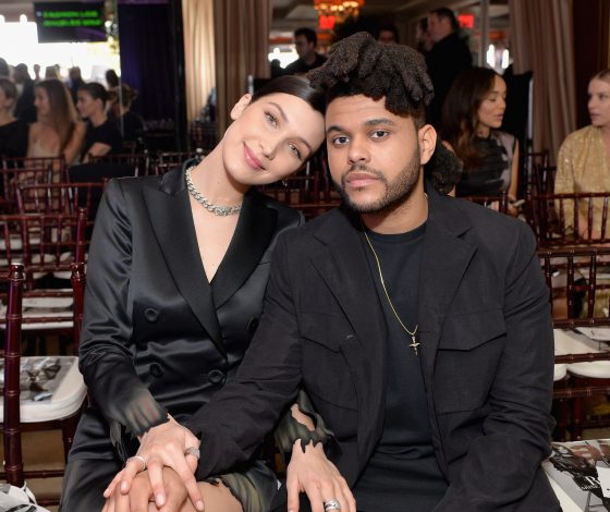 Поцелуй Беллы Хадид и The Weeknd. Смотри видео!