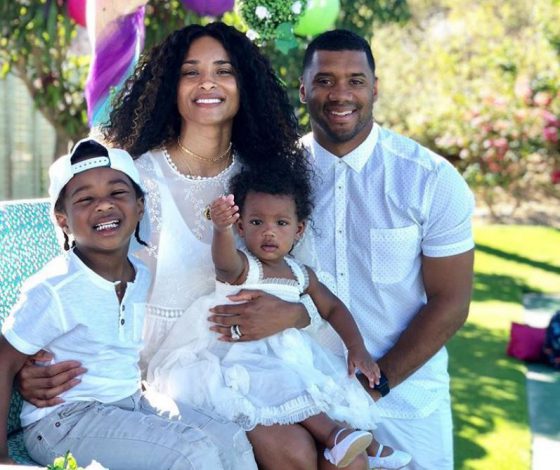 Поздравляем! Сиара и Рассел Уилсон отметили первый день рождения дочки