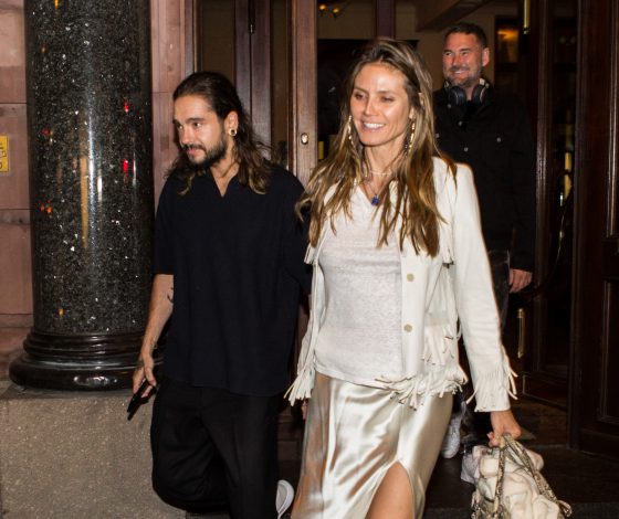 Романтика! Хайди Клум и Том Каулитц не скрывают чувств в Берлине