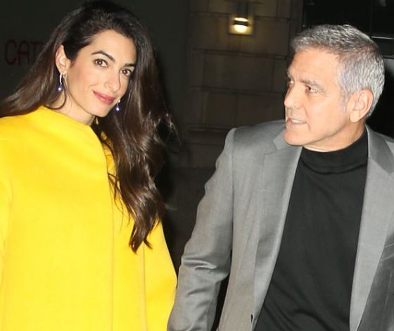 Редкий выход: Джордж и Амаль Клуни на свидании