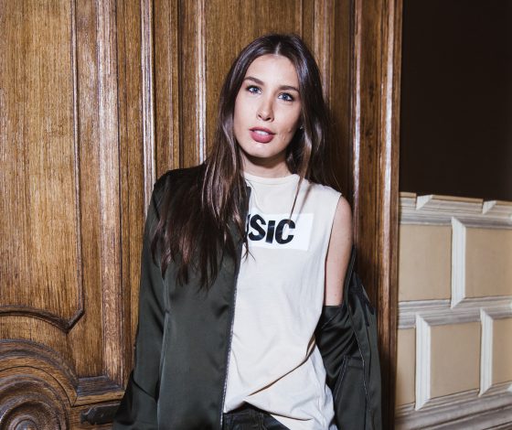 Кети Топурия, Екатерина Варнава и Александр Гудков на показе Alexander Arutyunov