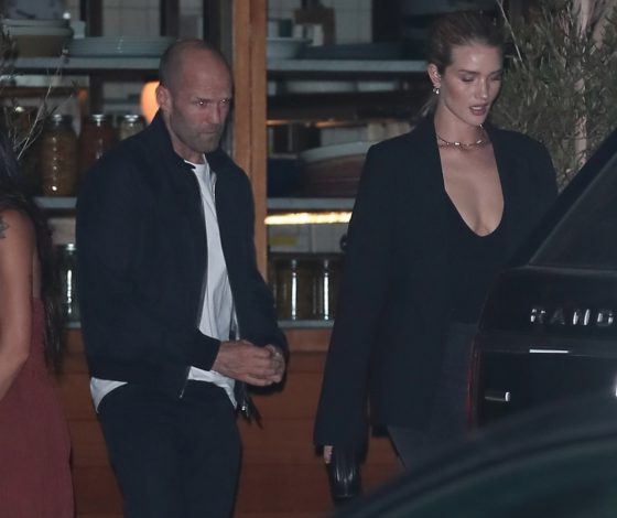 Красивая пара! Роузи Хантингтон-Уайтли и Джейсон Стэтхем на свидании