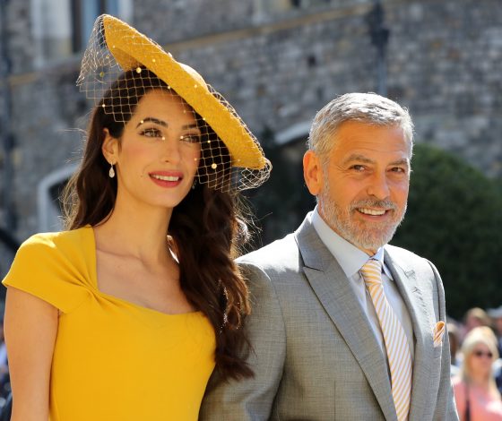 Джорджа и Амаль Клуни засняли папарацци в Венеции