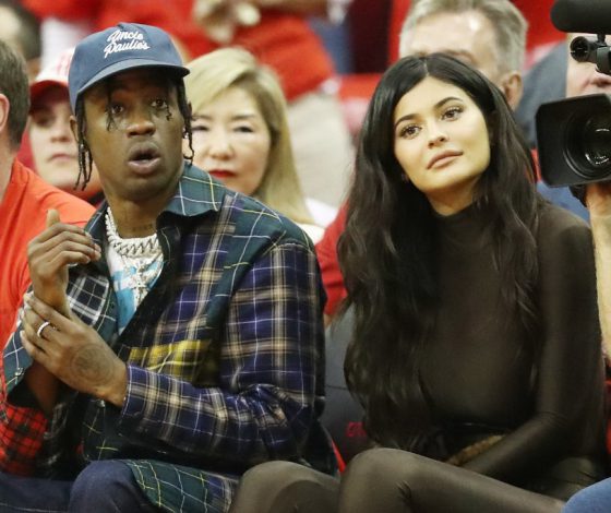 Любимое занятие? Кайли Дженнер и Трэвис Скотт снова сходили на баскетбольный матч