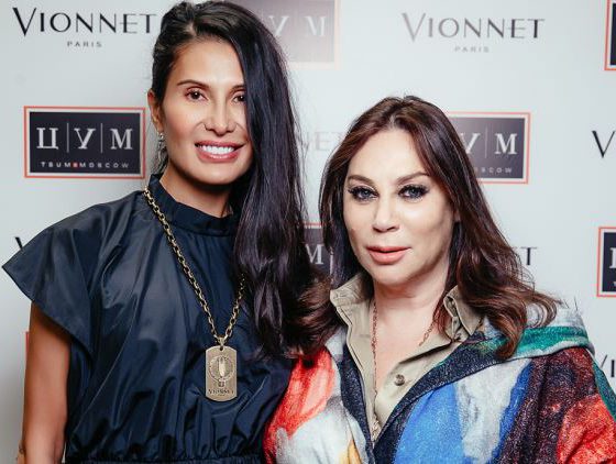 Гога Ашкенази, Алла Вербер и Алеся Кафельникова на открытии pop-up корнера Vionnet Paris в ЦУМе