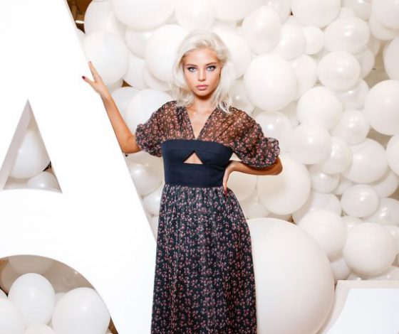 Алеся Кафельникова, Маша Федорова и Лукерья Ильяшенко на вечеринке Алексы Чанг в ЦУМе