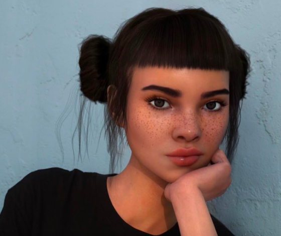 Виртуальная модель Лил Микела на обложке 032c!