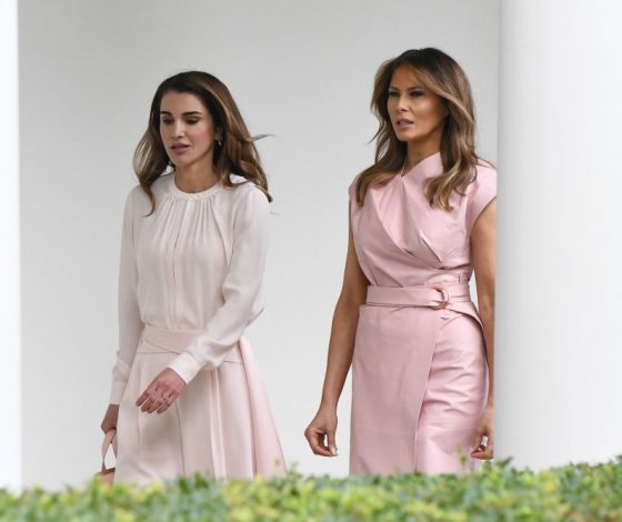 Мелания Трамп встретилась с королевой Ранией. Голосуй, кто выглядит круче!