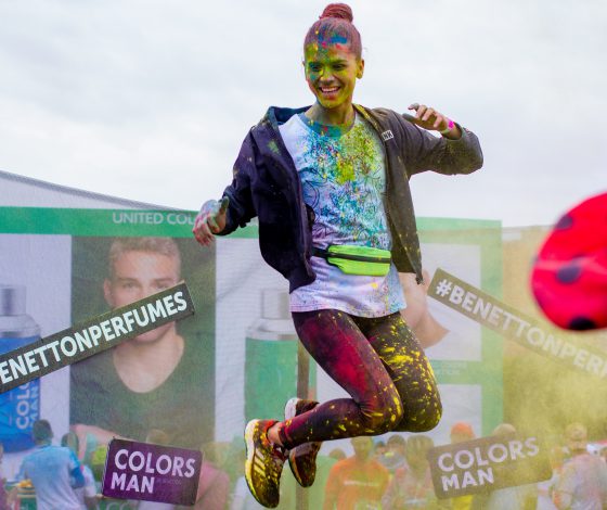 Как прошел Красочный забег при поддержке Benetton?