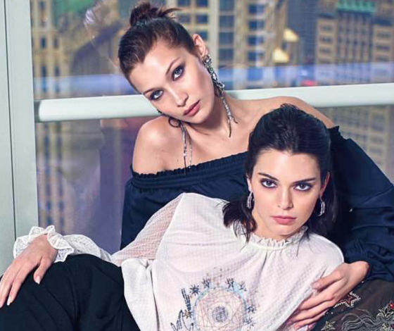 Как близнецы! Кендалл Дженнер и Белла Хадид в новой фотосессии