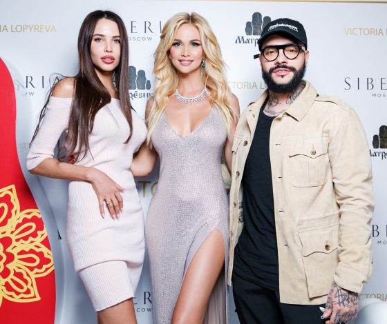 Тимати и Анастасия Решетова на ужине Виктории Лопырёвой в честь FIFA 2018