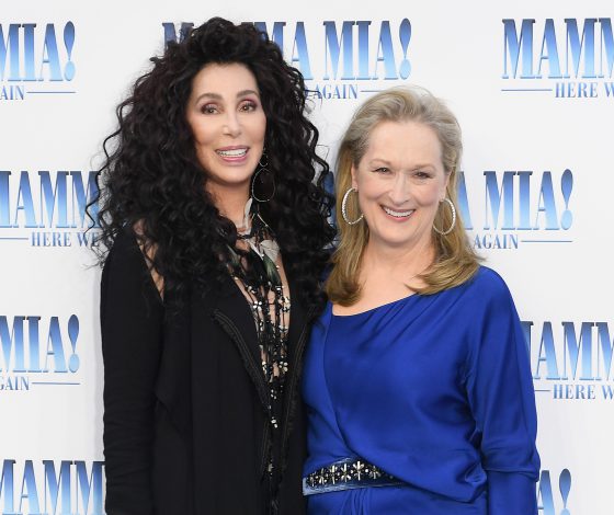 Мэрил Стрип, Шер и Пирс Броснан на премьере Мамма MIA! 2