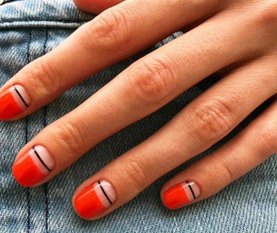 10 идей геометрического маникюра