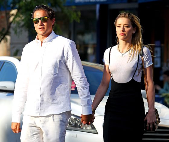 Неразлучны. Эмбер Херд на свидании с Вито Шнабелем