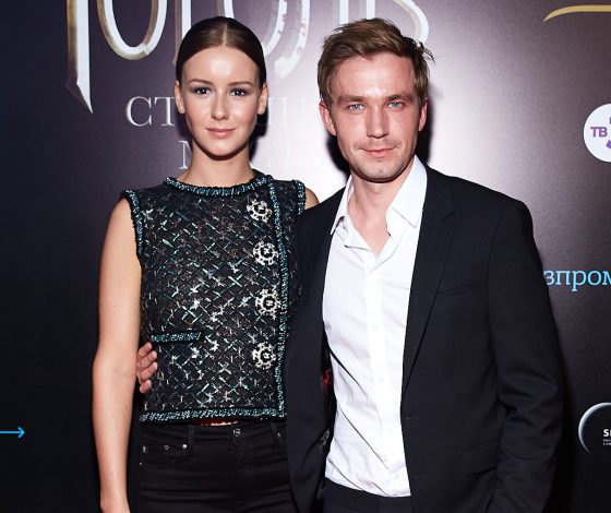 Александр Петров, Ирина Старшенбаум и Олег Меньшиков на премьере фильма «Гоголь. Страшная месть»