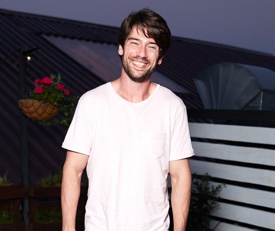 Антон Лаврентьев, Микаэл Арамян и Анжелика Каширина на вечеринке #AperolOrangeParty