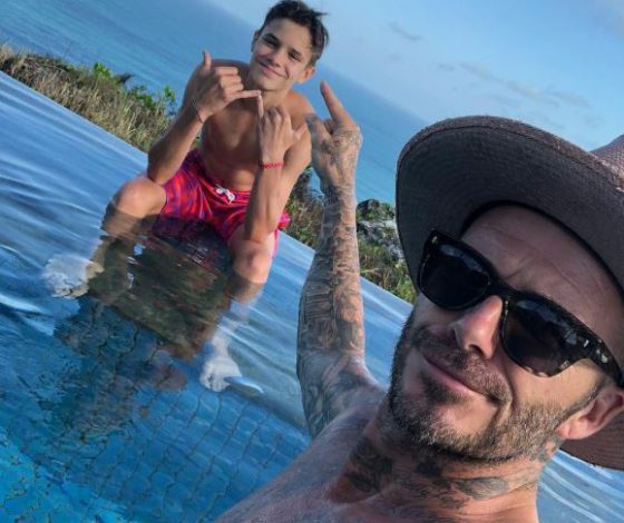 Семейный отдых: Бекхэмы на Бали