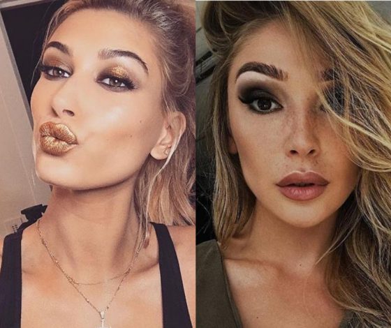 Анастасия Ивлеева и Хейли Болдуин. Похожи? Голосуй!