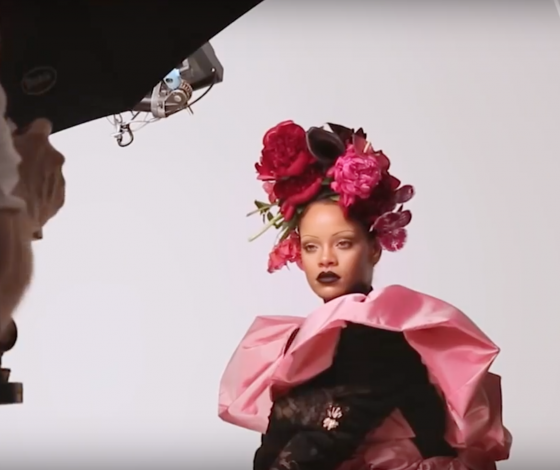 Видео дня: как создавалась обложка британского Vogue с Рианной?